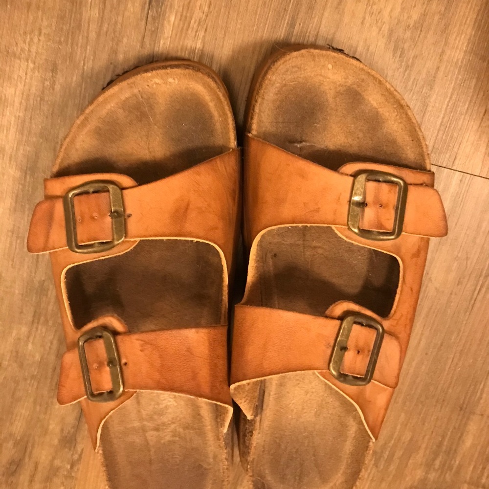 Flatform Birkenstock style sandal